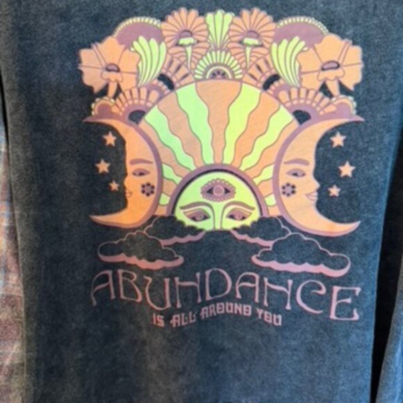 JADED GYPSY COMING WITH YOU ABUNDANCE FLANNEL NWT - Picture 7 of 8